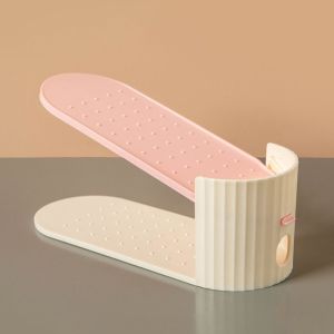 ZG285 Cabinet Household Storage Organizer Adjustable Space Saving Holder Shoe Stand Slippers Shelf Shoes Rack