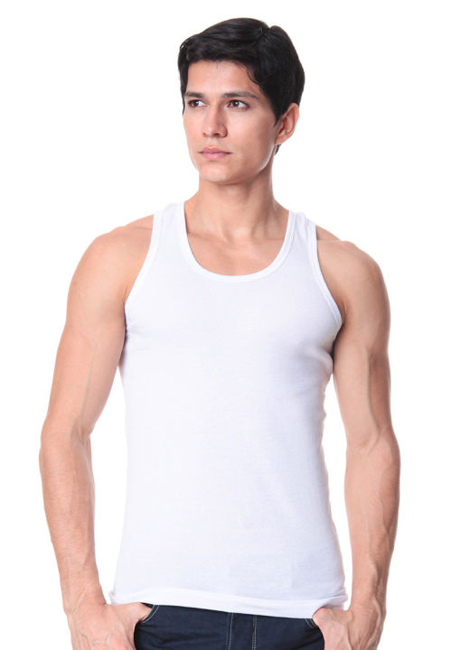 Puritan Men's Classic Rib Knit Sando - 100% Pure Cotton Style 100 ...