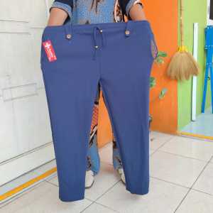 bagypants jumbo knit jepang casual pants celana luna wanita