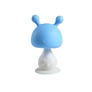 Baby Teether Toys Mushroom Soft Silicone No Bpa Bite Soothing Rattle Food Grade Chew Toy Infant Newborn Mainan