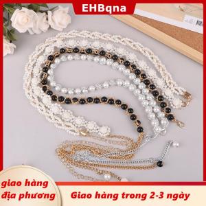 [COD] EHBqna 3PF Ship within 24 hours Phụ nữ thanh lịch vành đai Ngọc Trai Chuỗi Thắt lưng đàn hồi khóa chuỗi ngọc trai vành đai phụ kiện quần áo nữ