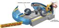 Hot Wheels Mario Kart Chain Chomp Track Set Assortment 4 different tracks with Mario Kart 1:64 scale vehicles and nemesis from video game gift for kids 3 years and older. 