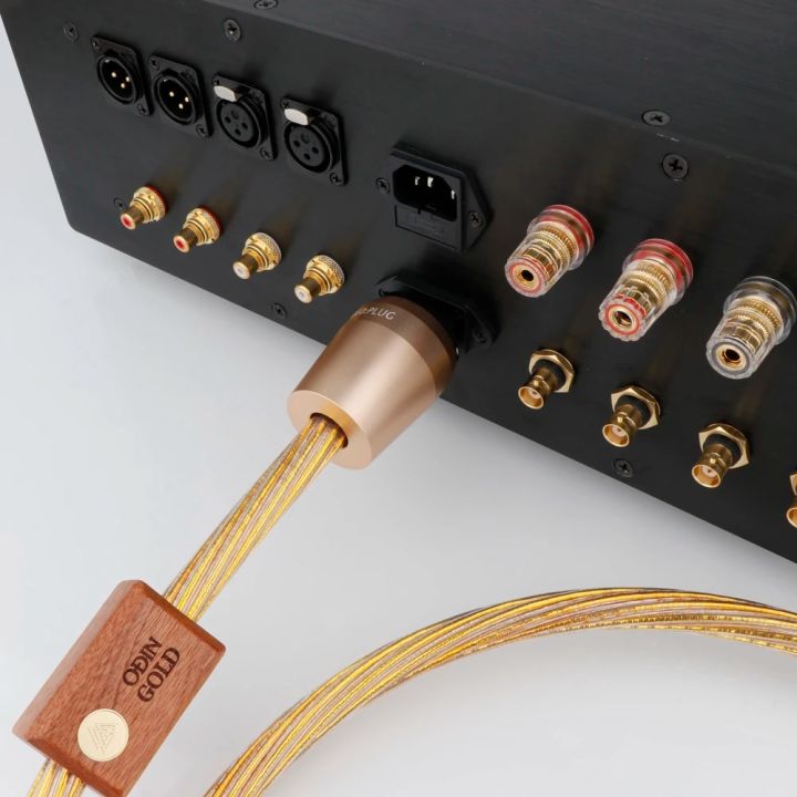 Nordost Odin Gold hifi Schuko Power Cord Audio High Fidelity Fever