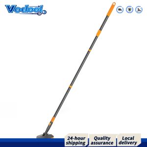 【Fast delivery】 Versatile Dual-Brush Floor Sweeper with Detachable Soft and Hard Bristles Easy to Store and Suitable for Various Floor Surfaces