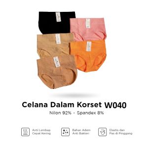 3 PCS | Celana Dalam Wanita Pelansing / CD Dalaman Super Lembut W040