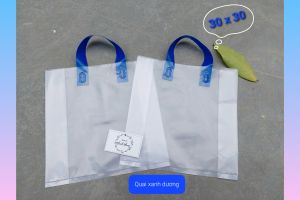 1KG TÚI QUAI XÁCH TRONG SUỐT QUAI XANH DƯƠNG