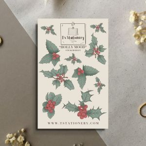 Sticker sheet holly mood - chuyên dán trang trí sổ nhật kí sổ tay | Bullet journal sticker - stc004
