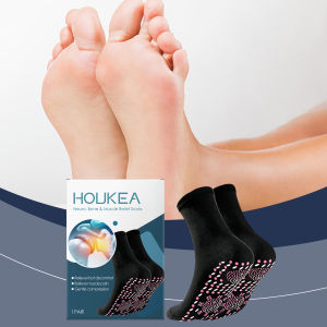 Houkea  Foot Care Socks   Gentle Relief Foot Sole Discomfort Foot Care Soft Skin Friendly Breathable Warm Socks