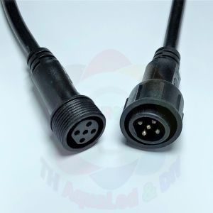 Bộ Jack cắm chống nước âm dương lõi 0.75mm2 phân loại 2345 Pin (lõi) dày có đai ốc kết nối chắc chắn ngăn nước vào