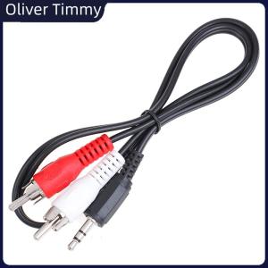 [Oliver Timmy] 3.5mm jack mini plugto 2 RCA male stereo ohono audio speaker adapter cable
