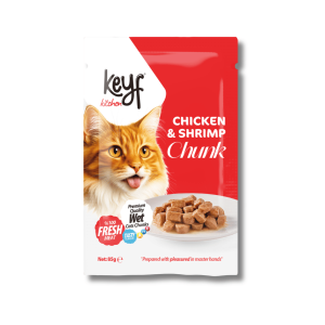 KEYF Pouched Cat Food Chunk 85g Wet Food for Cats Assorted Flavors