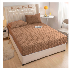 NO LUKOT EMBOSSED Bedsheet with FREE POUCH embossed bedsheet