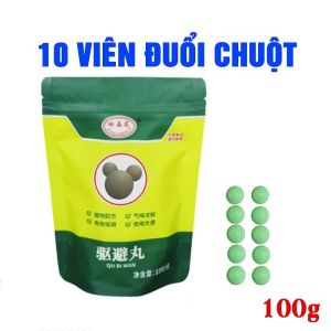 Viên đuổi chuột siêu mạnh - Hiệu quả 1 năm - An toàn không độc - Dùng được cho cả nhà bếp và kho chứa đồ