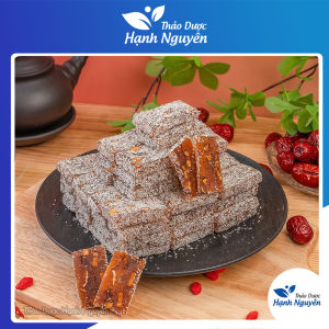 Kẹo gừng táo đỏ 100g bánh gừng táo đỏ đường nâu cay thơm dẻo ít đường phủ dừa non ăn vặt