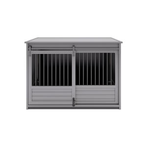 NEW AGE PET Sliding Barndoor Dog Crate ECOFLEX Cage | Lightweight | End Table | Dog Cage Dog House