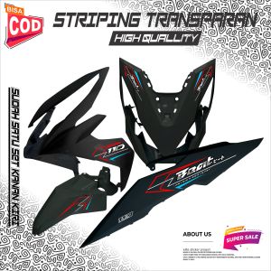 STRIPING TRANSPARAN BEAT NEW 2017 STICKER CUSTOM VARIASI