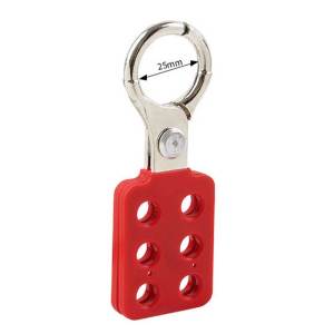 25mm Safety Lockout Hasp Red Steel Safety Loto Lockout