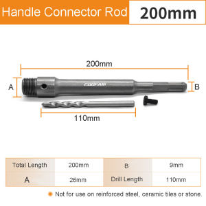 Mũi Khoan Rút Lõi Bê Tông Phi 30-60mm Chất Lượng Cao Giá Tốt