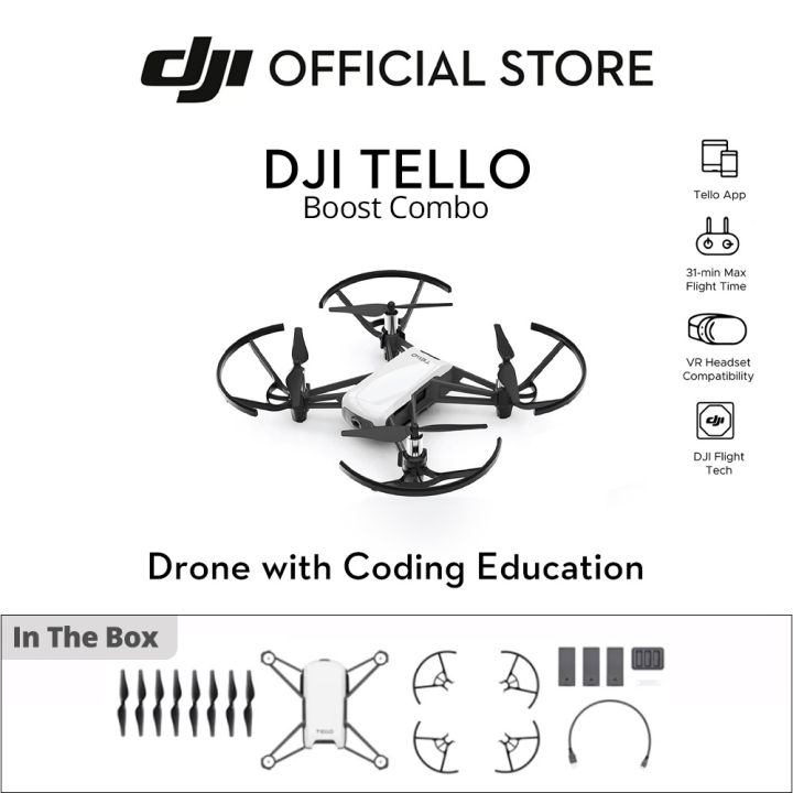 ♫DJI Tello Drone Quadcopter with HD Camera and VR DIY Accessories Throw