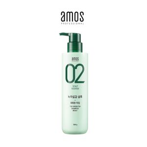 [AMOS PROFESSIONAL]  >> 2025 ORIGINAL KOREA IMPORTED PACKAGING >> GREEN TEA Shampoo Moisturizing/Dry 500ml (NEW 2025)