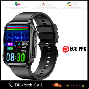 Blood Sugar ECG+PPG Smart Watch Men Bluetooth Call Automatic Infrared Blood Oxygen Heart Rate Smartwatch Android IOS