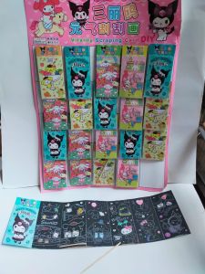 Scratch note rainbow sanrio colorfull