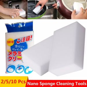 2/5/10Pcs Nano Magic Sponge White Melamine Sponge Cleaning Tools For Kitchen Office Bathroom Car Cleaning Nano Sponges Tools