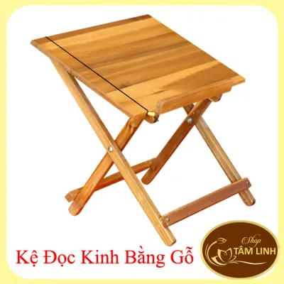 [Rẻ vô địch] Kệ tụng kinh kệ đọc sách gỗ tự nhiên 100% gấp gọn sau khi sử dụng