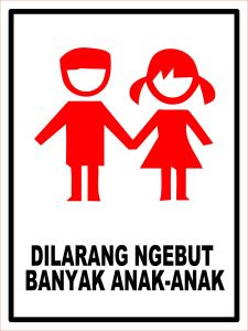 Sticker Stiker Petunjuk Warning Pengumuman awas bahaya awas lantai licin r.rawat inap r.poli gizi kk151