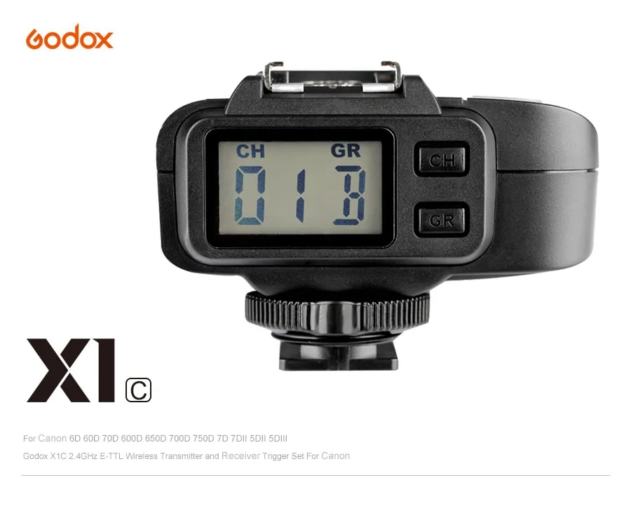 Godox X1R-S 2.4G Wireless Flash Receiver For Sony Cameras – Works With X2T-S & Xpro-S Triggers