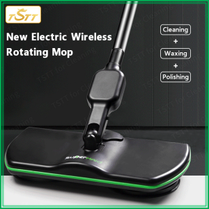 Xoay lau điện không dây 3 trong 1 tay đẩy quét không dây quay lau sàn Đánh Bóng Có thể sạc lại Powered Scrubber dụng cụ lau nhà lười