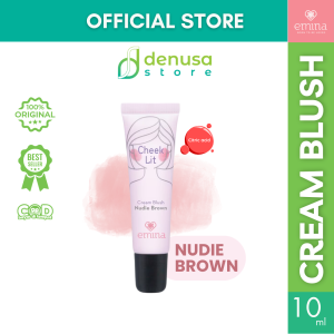 Emina Cheek Lit Cream Blush On Perona Pipi Tahan Lama Warna dan Feel Natural