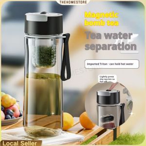 Tritan 700ml/900ml Water Bottle Tumbler Tea Bottle Tea Mug Tea Bottle with Filter 泡茶杯茶水分离