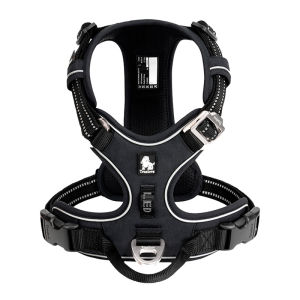 TRUELOVE No Pull Pet Harness Adjustable Dog Harness with Quick Release Buckle Soft Handle Breathable Mesh Reflective for Dog
