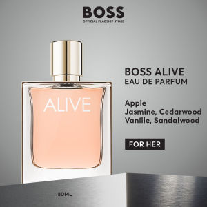 BOSS Alive Eau De Parfum For Women 80ml - Apple Jasmine Sandalwood - Woody Fruity EDP Perfume | by HUGO BOSS Fragrances - EDP For Women | Fragrance for Men