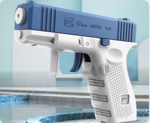 Water spray sizzling manual continuous hair Glock water toy suitable for childrens outdoor water fetching spraying sizzling and playing with water toys
