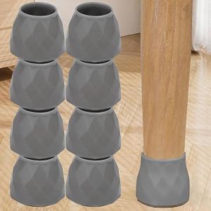 40pcs Non-Slip Furniture Feet Protectors / Silicone Chair Leg Caps / Durable Easy Installation Table Leg Floor Protector Covers