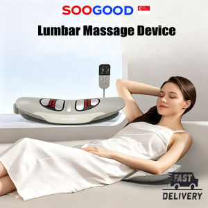 Electric Lumbar Traction Massager Machine with Heat Spine Support Back Pain Relief for Home Use Ideal Gift