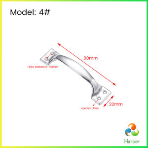 Harper มือจับประตูสแตนเลส มือจับประตูบ้าน ที่จับตู้ อุปกรณ์ฮาร์ดแวร์ Door Handle