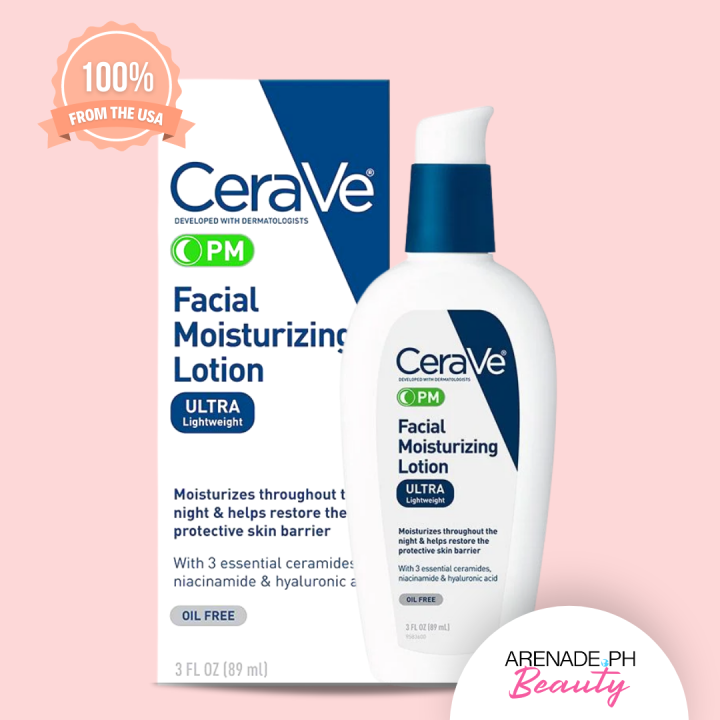 CeraVe Facial Moisturizing Lotion PM Ultra Lightweight Night Face