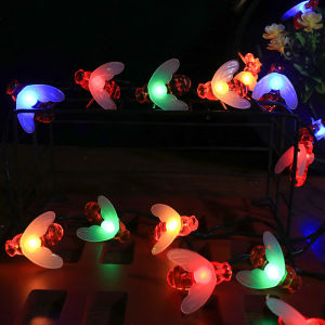 ไฟประดับตกแต่งโซล่าเซลล์ 058 ไฟผึ้ง ไฟตกแต่งห้อง ไฟตกแต่งสวนและที่ต่างๆ