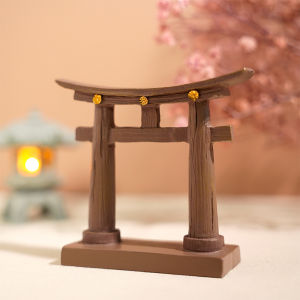 【จัดส่งภายใน 2-3 วัน】 Torii ขนาดเล็กประตูญี่ปุ่นวัดชินโตสวนแบบจำลองสถาปัตยกรรมเอเชียของตกแต่งสวนบอนไซเซนของตกแต่งตู้ปลาของตกแต่งแบบจีน
