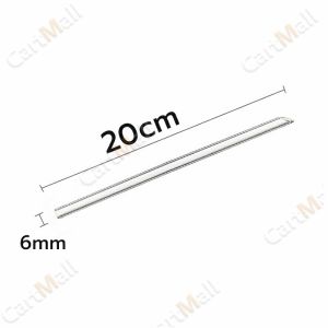 Clear Glass Straw Resistant Transparent Glass Straw 20cm Length