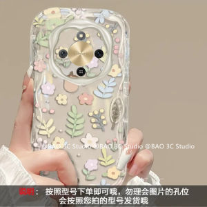 New Phone Case Honor X9d X9a X9b X7b X7a X9 X8 X7 X5 4G 5G Hot Fresh Simple Fashion Painted Flowers Transparent Anti-drop Soft Casing with Bracelet 2026