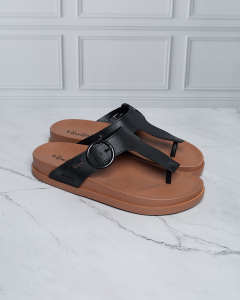 Sandal Sepatu Wanita Tawana Harmony Two in One Cokelat