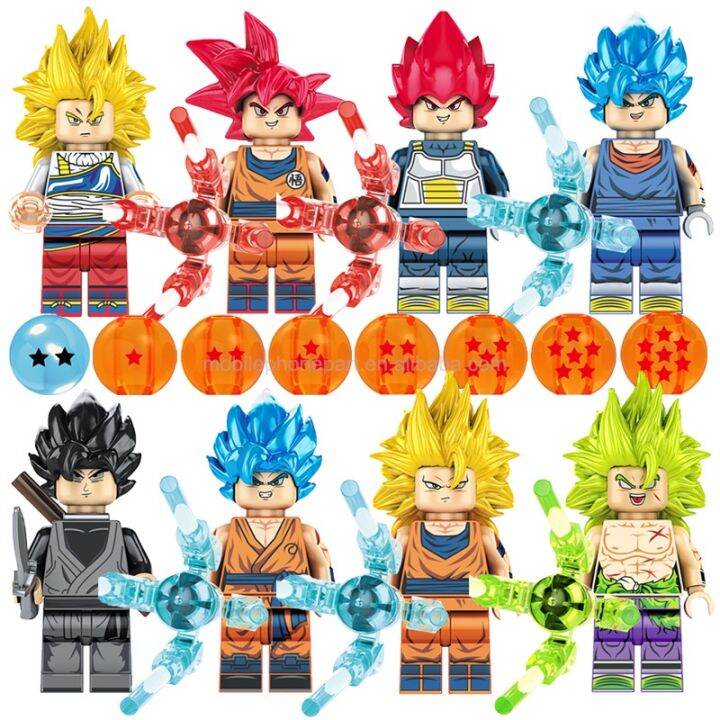 Malaysia Stock NEW Dragon Ball Minifigures Broli Son Goku Vegeta ...