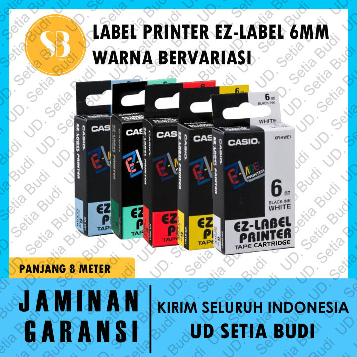 CASIO EZ-Label printer 6mm | Lazada Indonesia