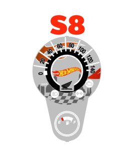 แผ่นไมล์ scoopy gen1 งานสีเข้มๆ