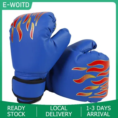 Y LifeStyle 2PCS Boxing Gloves for Kids 3-12 YRS PU Leather MMA Taekwondo Professional Sparring Glove Christmas Gifts SP106