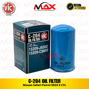 C-204 Vic Oil Filter For for Nissan Safari Patrol SD33 6 CYL